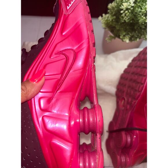 Nike Shox R4 Voltage Cherry Blk Running Shoe 302874-600 Sz 10 Rare Women's - Picture 5 of 13